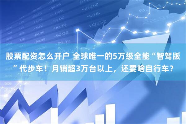 股票配资怎么开户 全球唯一的5万级全能“智驾版”代步车！月销超3万台以上，还要啥自行车？
