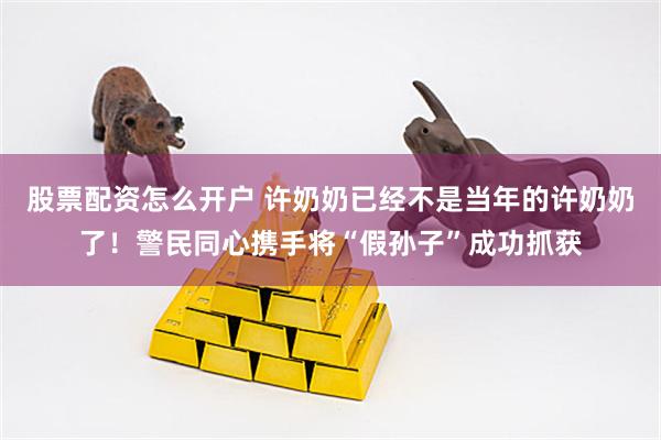 股票配资怎么开户 许奶奶已经不是当年的许奶奶了！警民同心携手将“假孙子”成功抓获